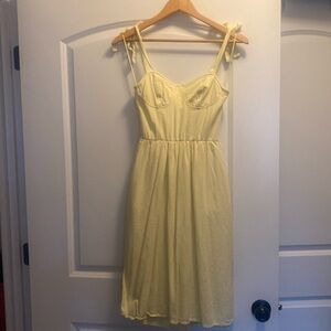 Lauren Conrad flirty pale yellow dress